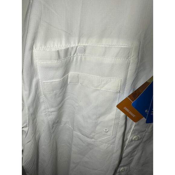 Columbia Tamiami II Short-Sleeve Shirt for Men - White - L - Picture 6 of 9